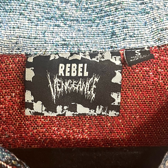 Rebel Vengeance Angel Tapestry Denim Jacket - Picture 3 of 3
